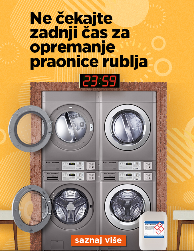 Ne čekajte zadnji čas za opremanje praonice rublja